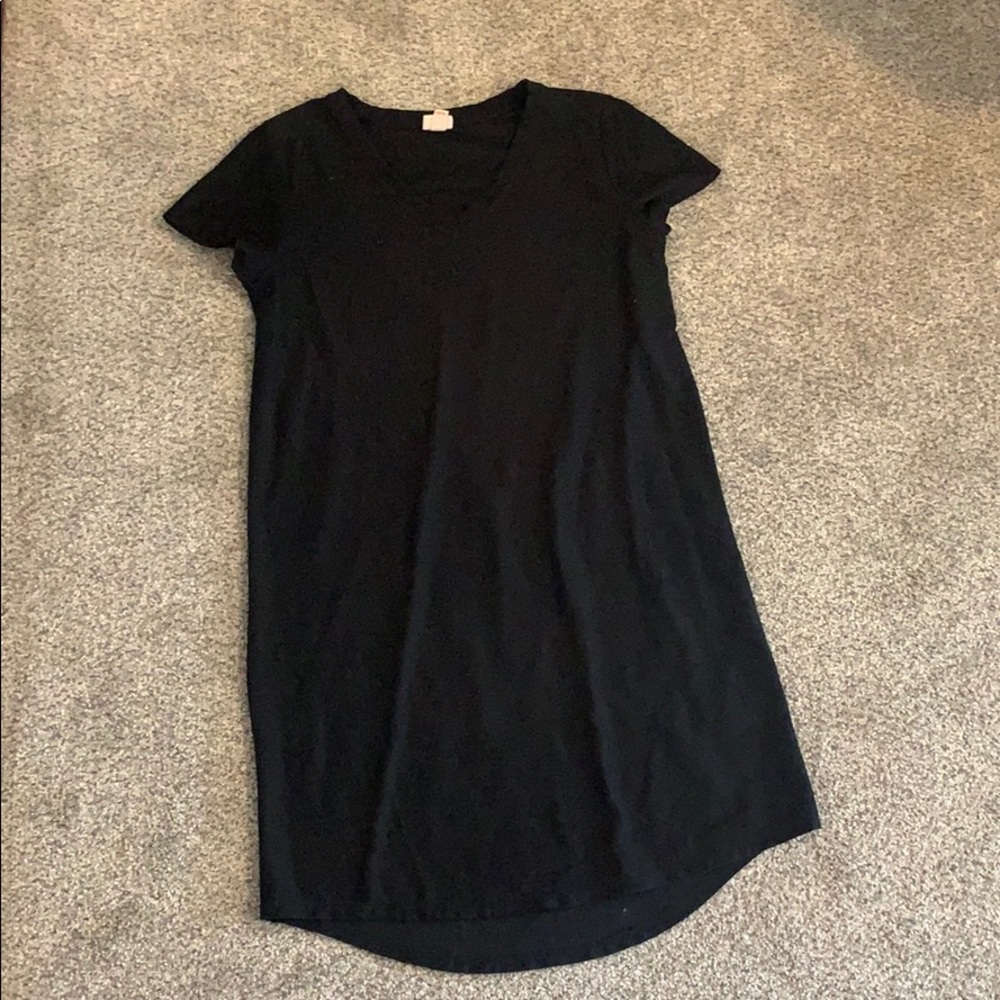 Merona Black Tshirt Dress